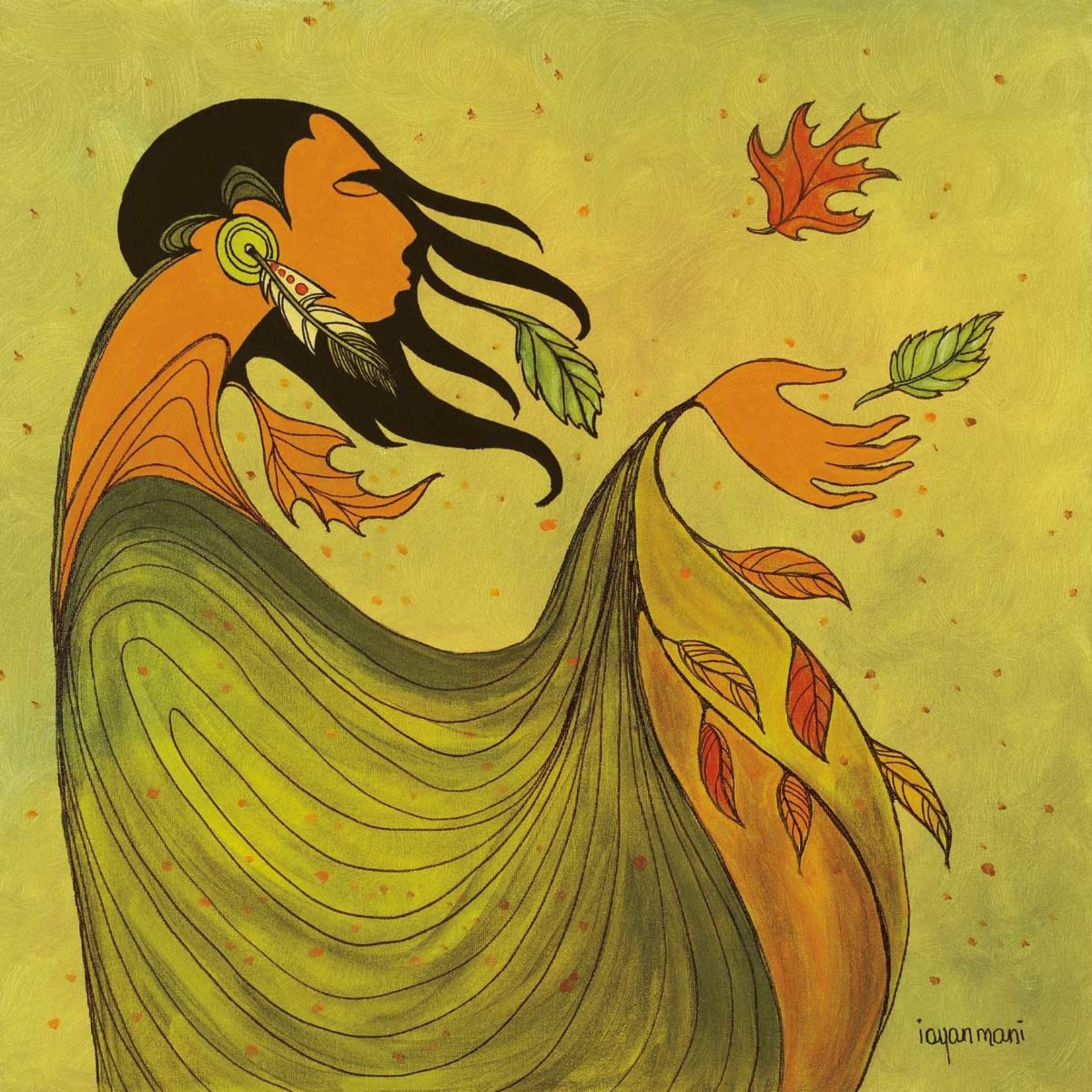 Indigenous Collection Art Card - Noel - Autumn