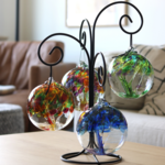 Kitras Art Glass Tree of Life - Lake Louise  -