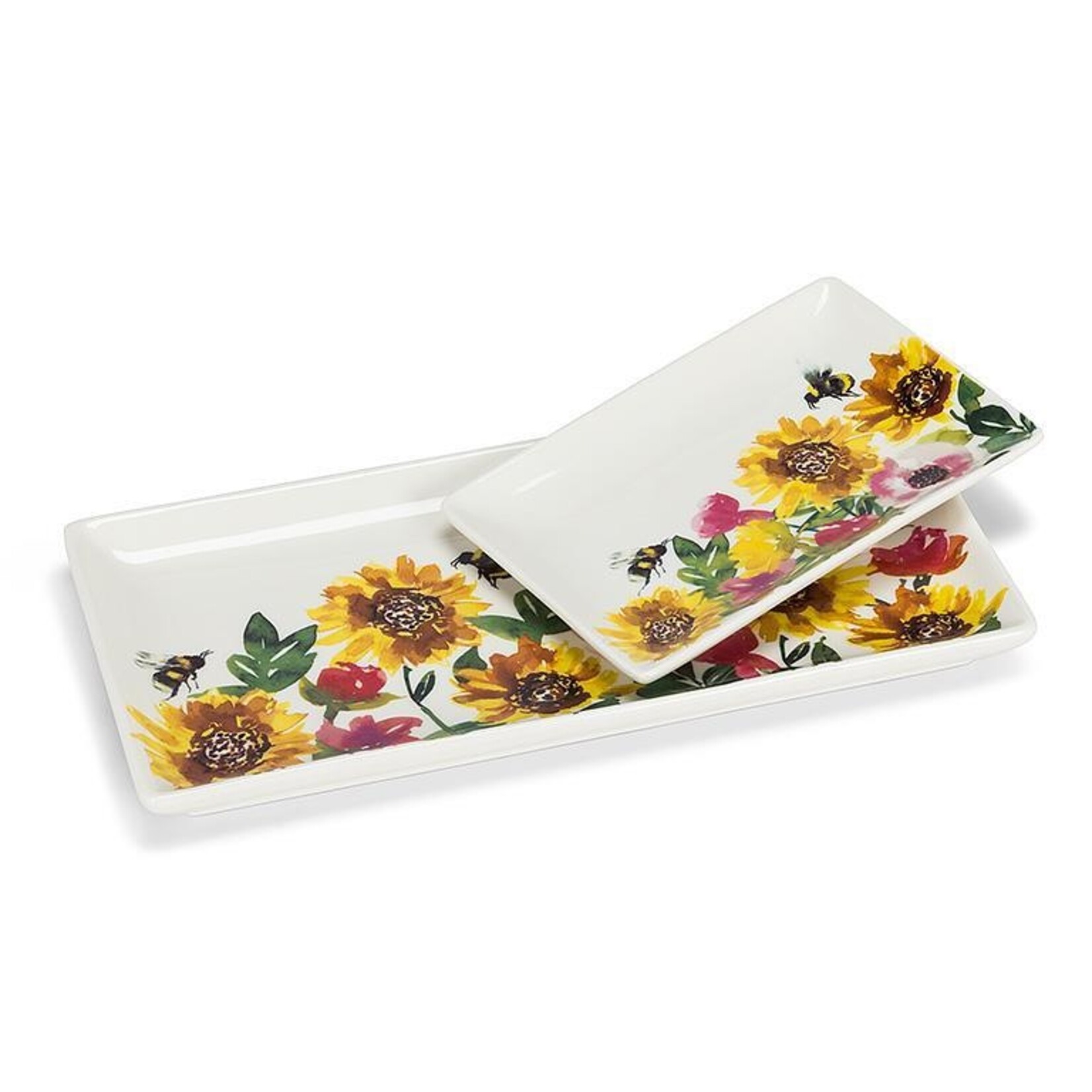 Abbott Platter Plate - Sunflowers & Bees