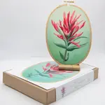 Anna Angiel Embroidery Kit - Indian Paint Brush
