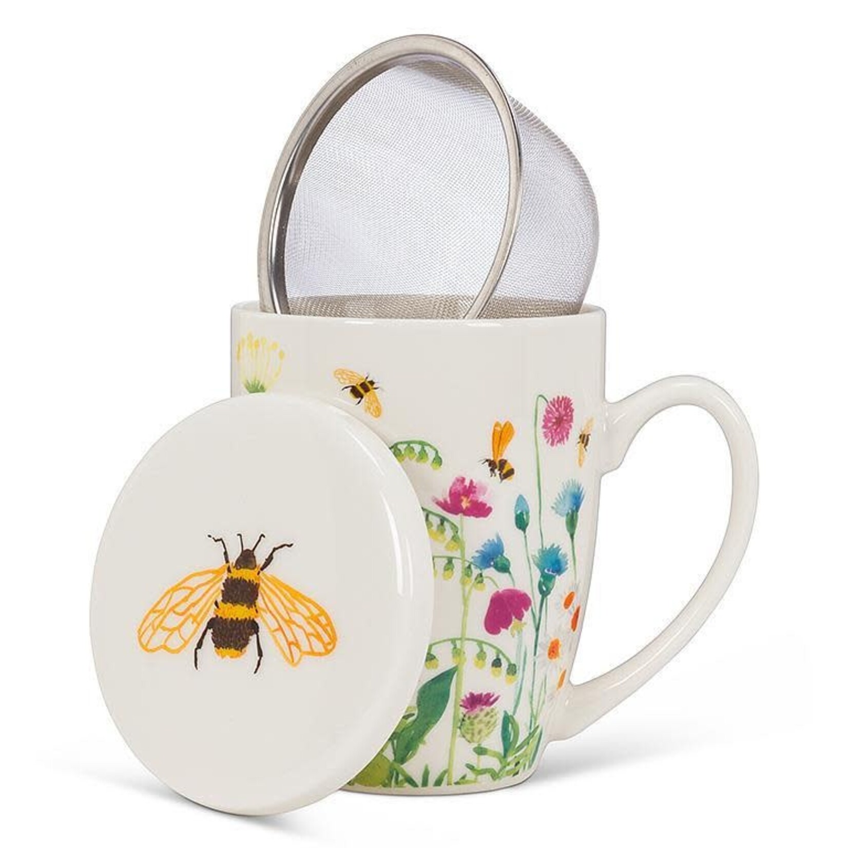 Abbott Mug w/Infuser - Bee Garden 12oz