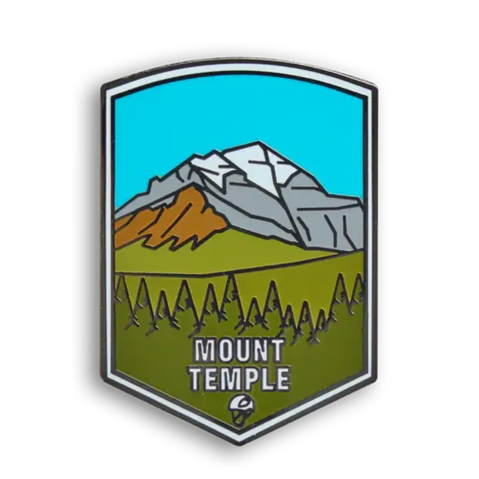 Peak Pins Enamel Pin - Mount Temple