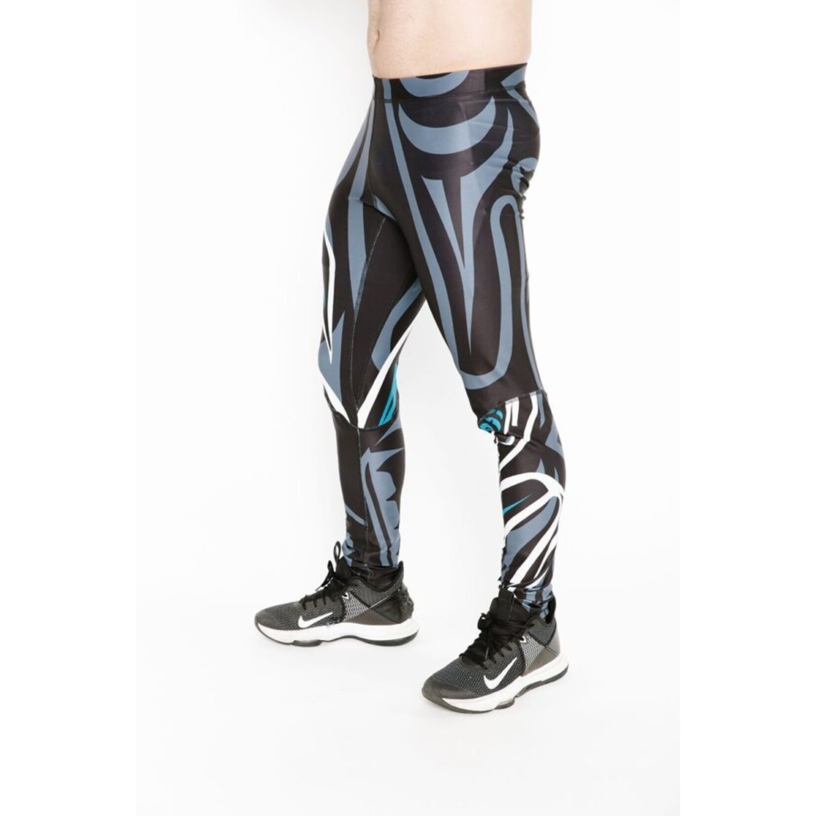 NoMiNoU Legging - Teal Wolf  -