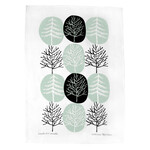 Rain Goose Linen Tea Towel - Sage Tree