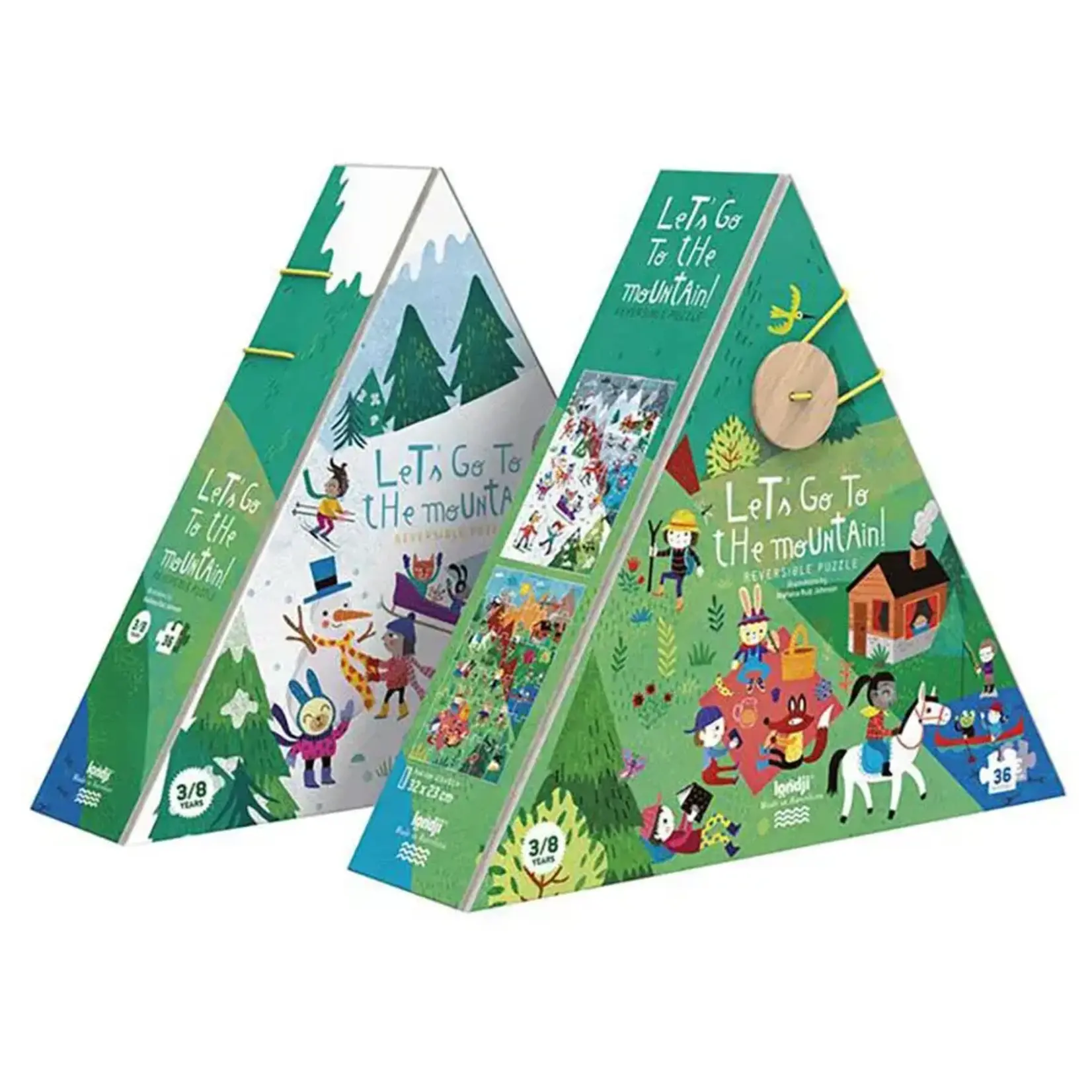 Londji Reversible Puzzle - Let's Go To the Mountain!