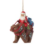 Jim Shore JS Orn - Santa Riding a Bear