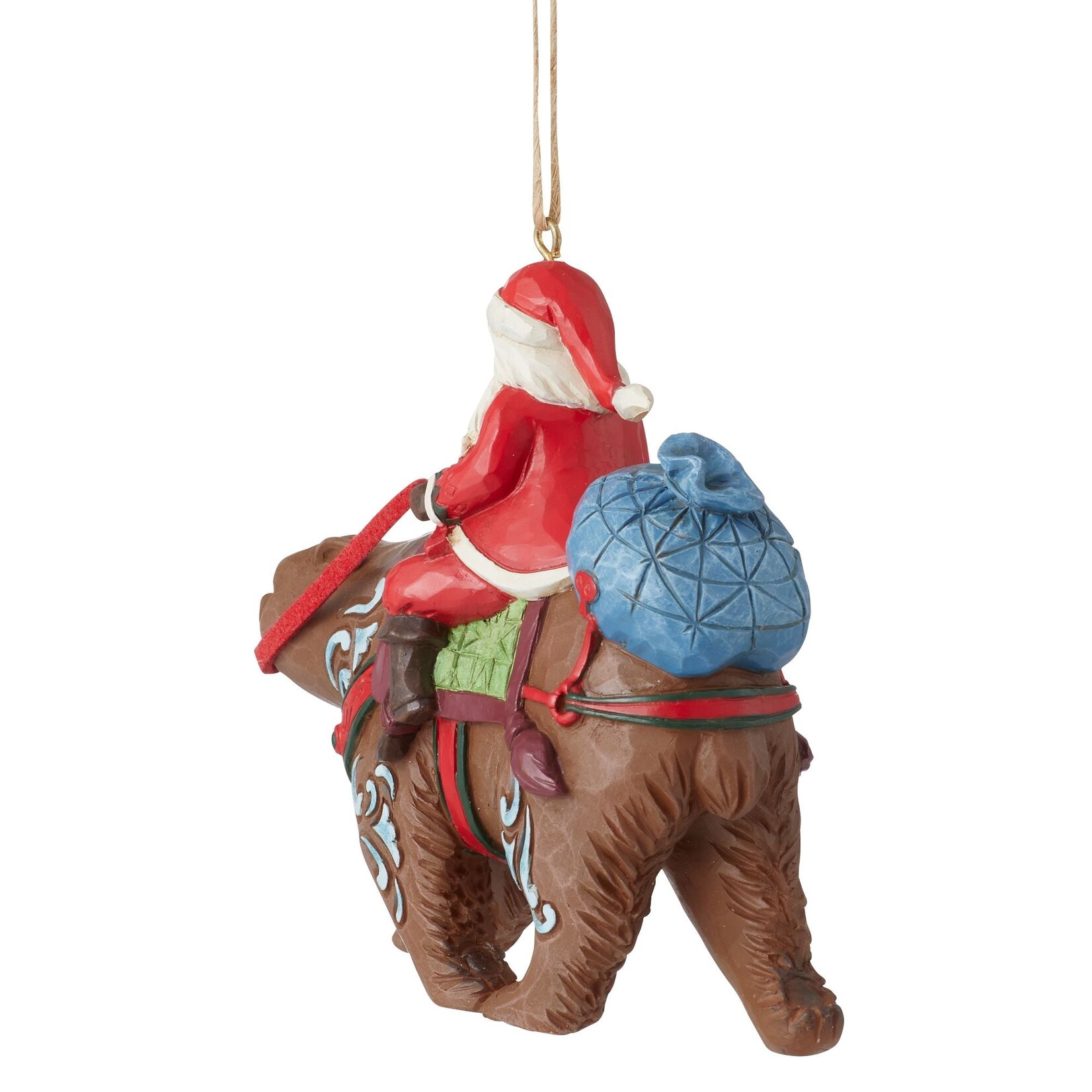 Jim Shore JS Orn - Santa Riding a Bear