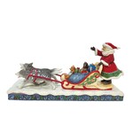 Jim Shore JS Fig - Dog Sledding Santa