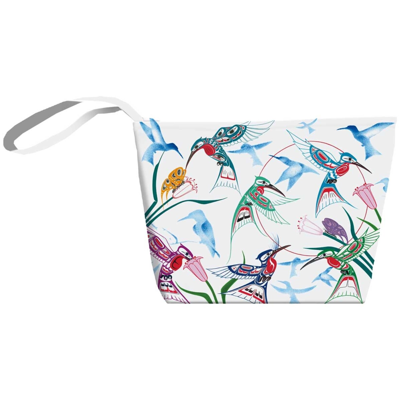 Indigenous Collection Tote Pouch - Garden of Hummingbird