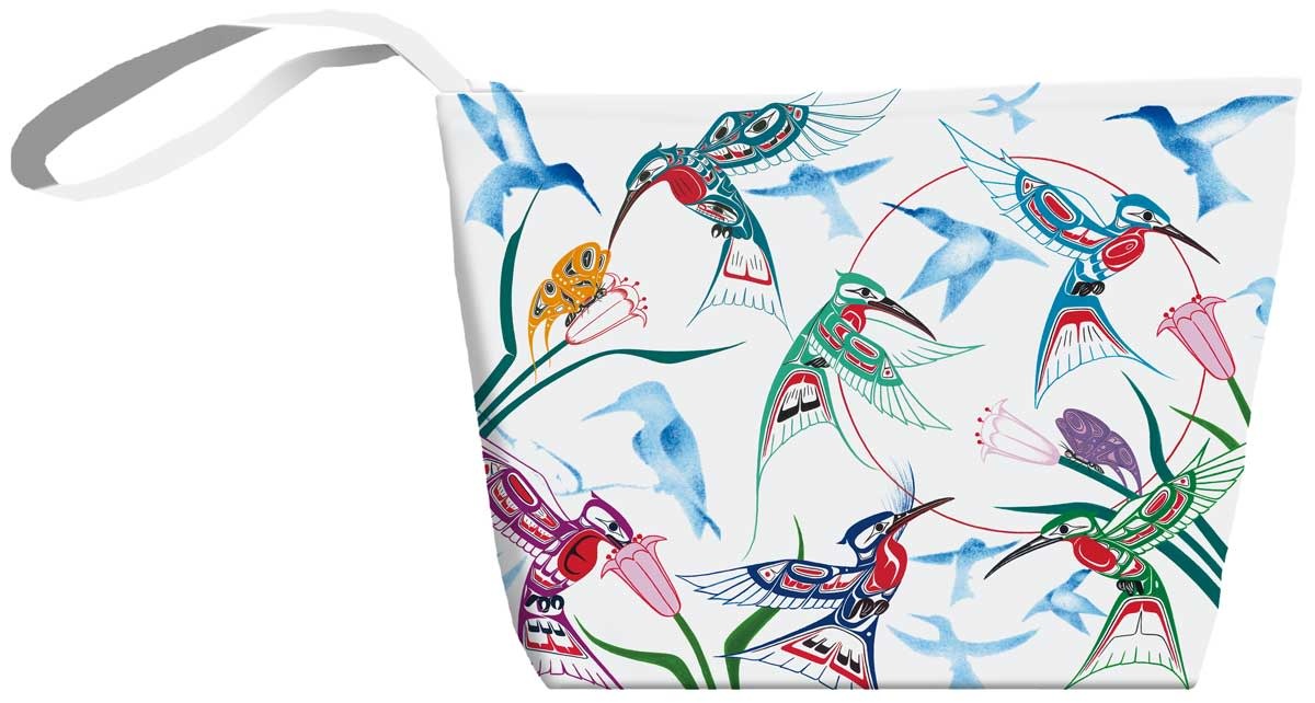 Tote Pouch - Garden of Hummingbird