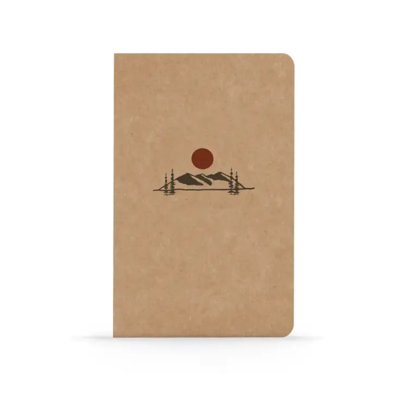Denik LLC Notebook,  Lined - Mountain Sunrise