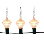 Kurt Adler Bubble Light Set - Glitter Diamond