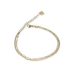 FAB Accessories White Ball & Chain Bracelet -
