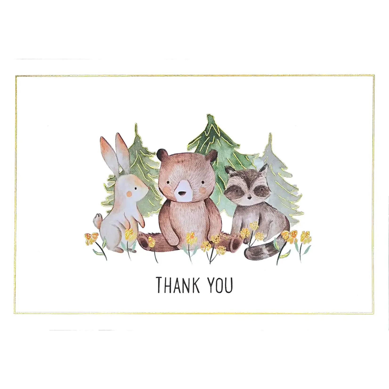 Peter Pauper Press Boxed Mini Notecard - Baby Animals
