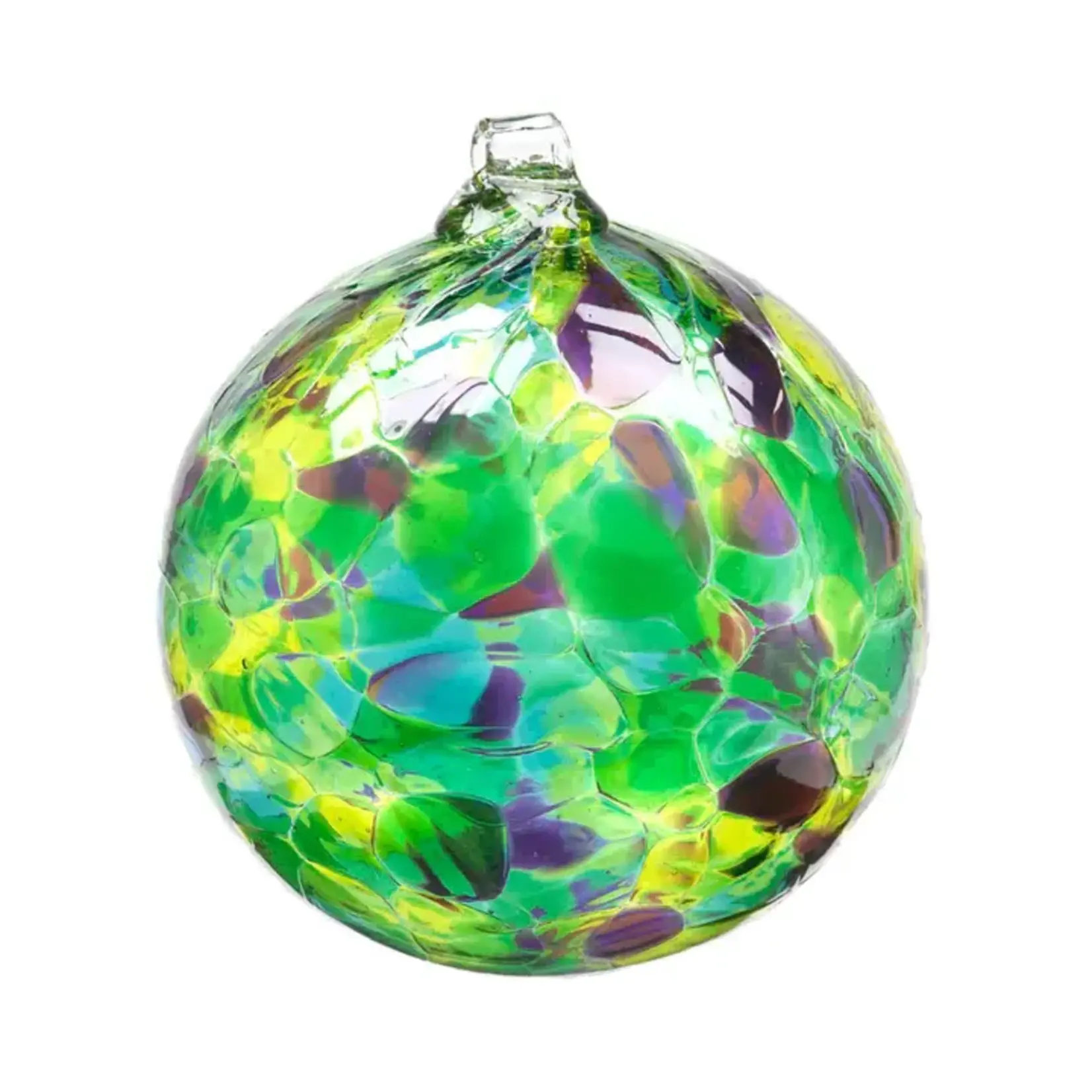Kitras Art Glass Calico Ball - 2"