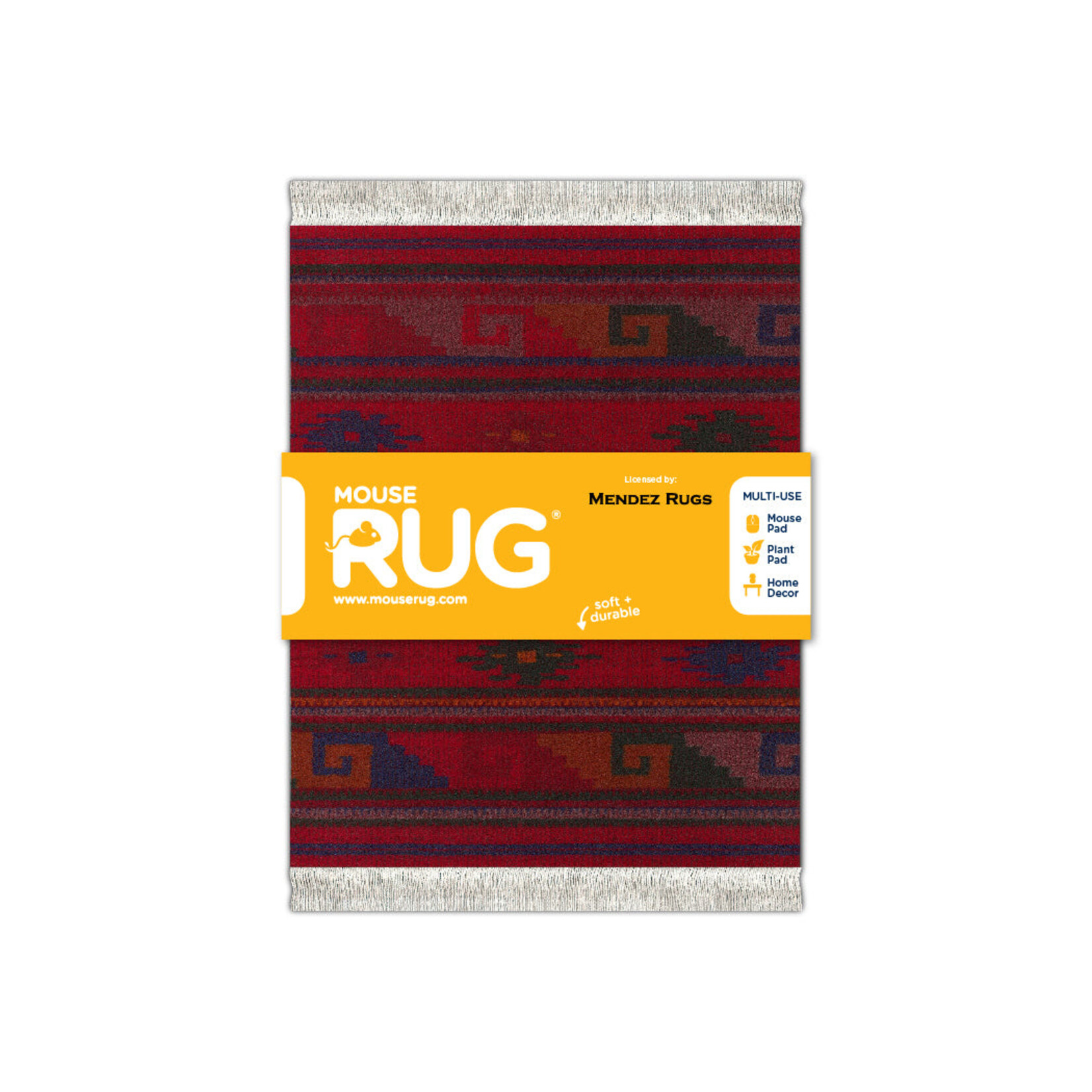 Mouse Rug Mouse Rug - Deep Red Zapotec