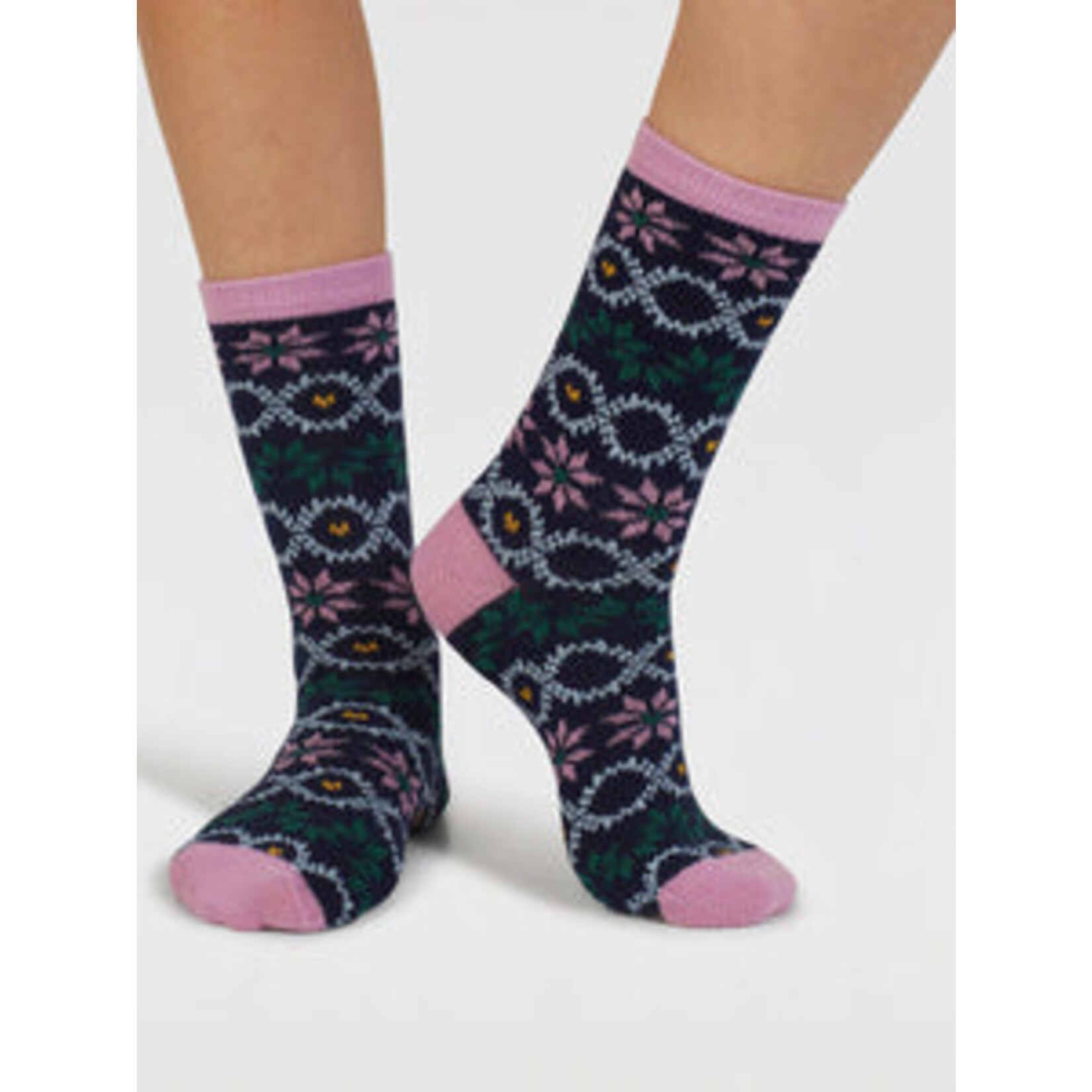 Thought Wool Socks - Eleni Fair Isle -