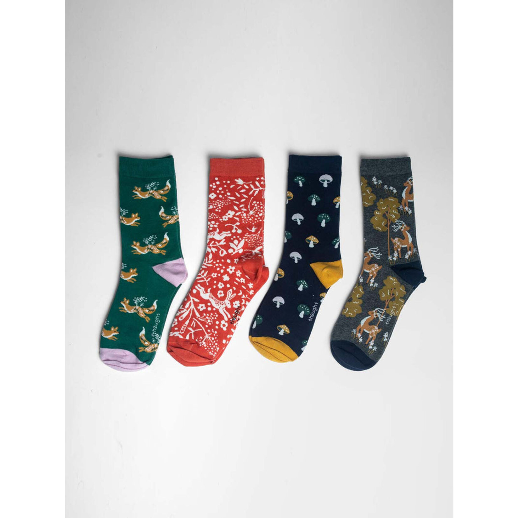 Thought Sale - 4Pk Boxed Socks