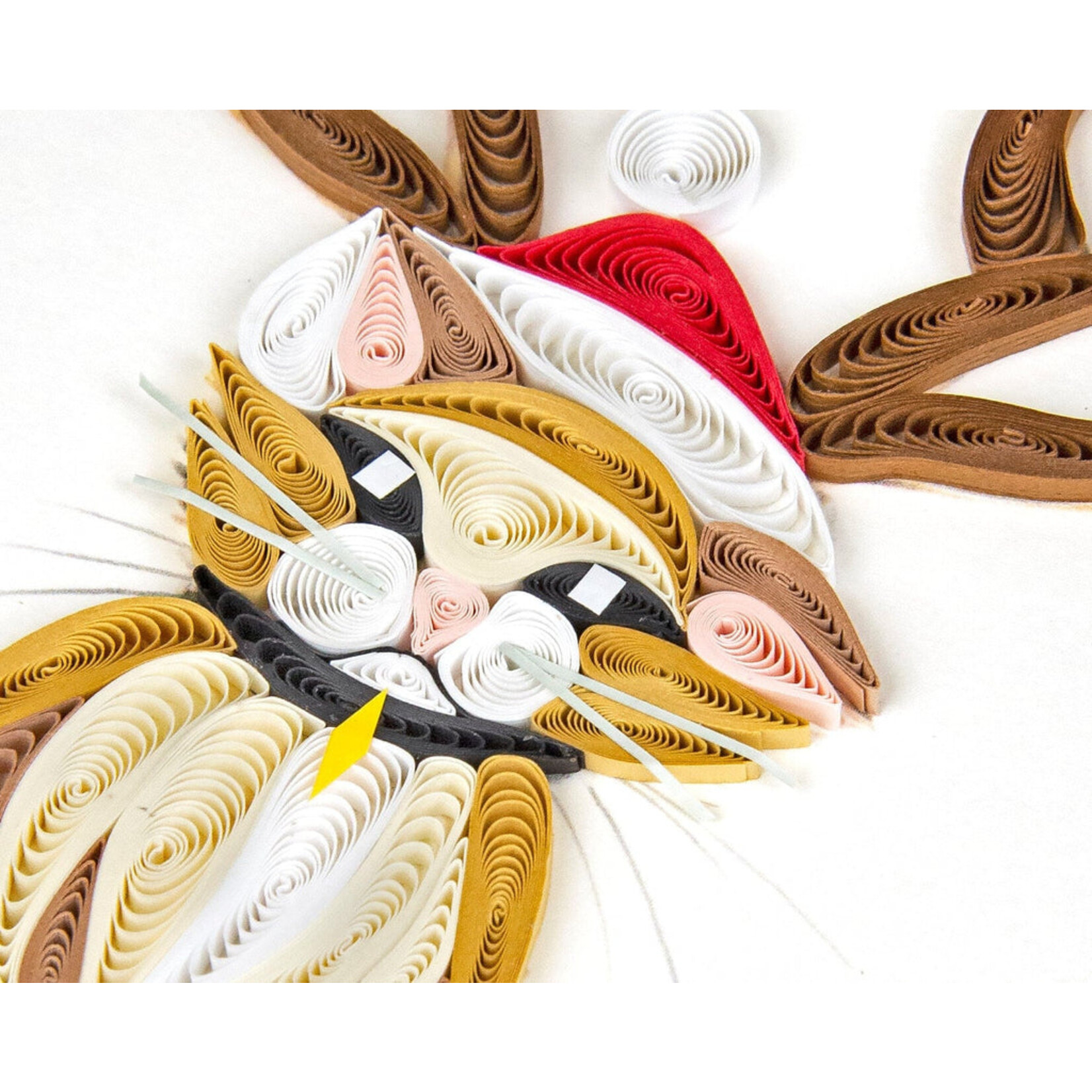 Quilling Card Quilling Card - Holiday Cat