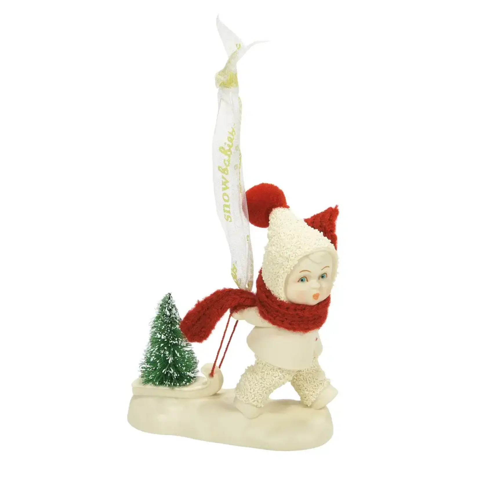 Department 56 Ornament Snowbabies - Tree Delivery