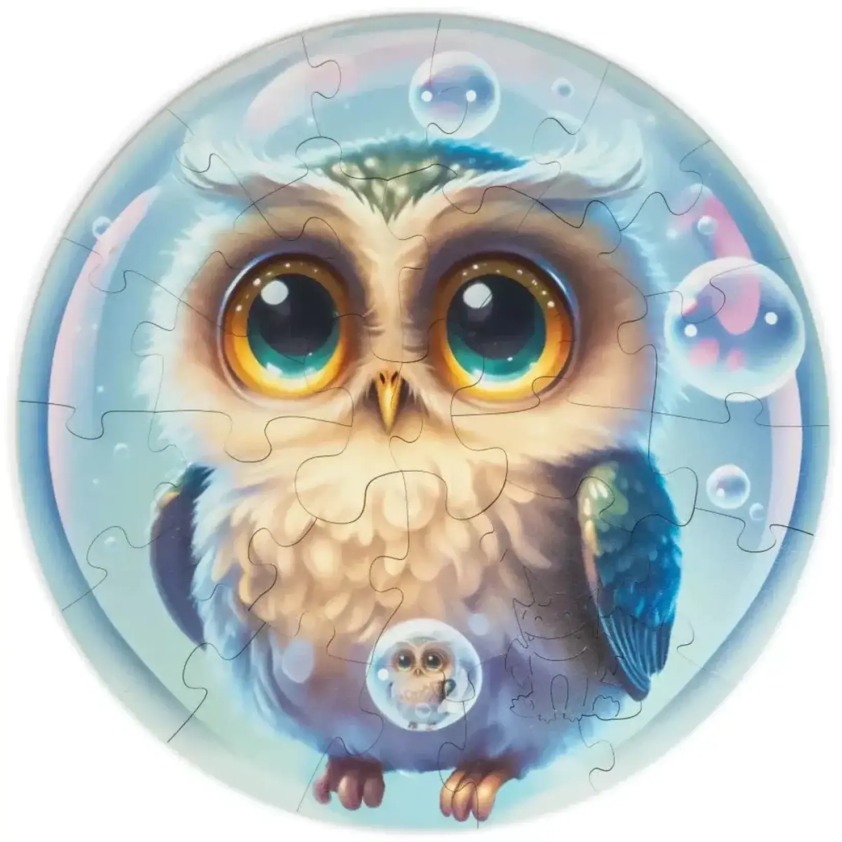 Unidragon Wood Puzzle - Bubblezz - Owl