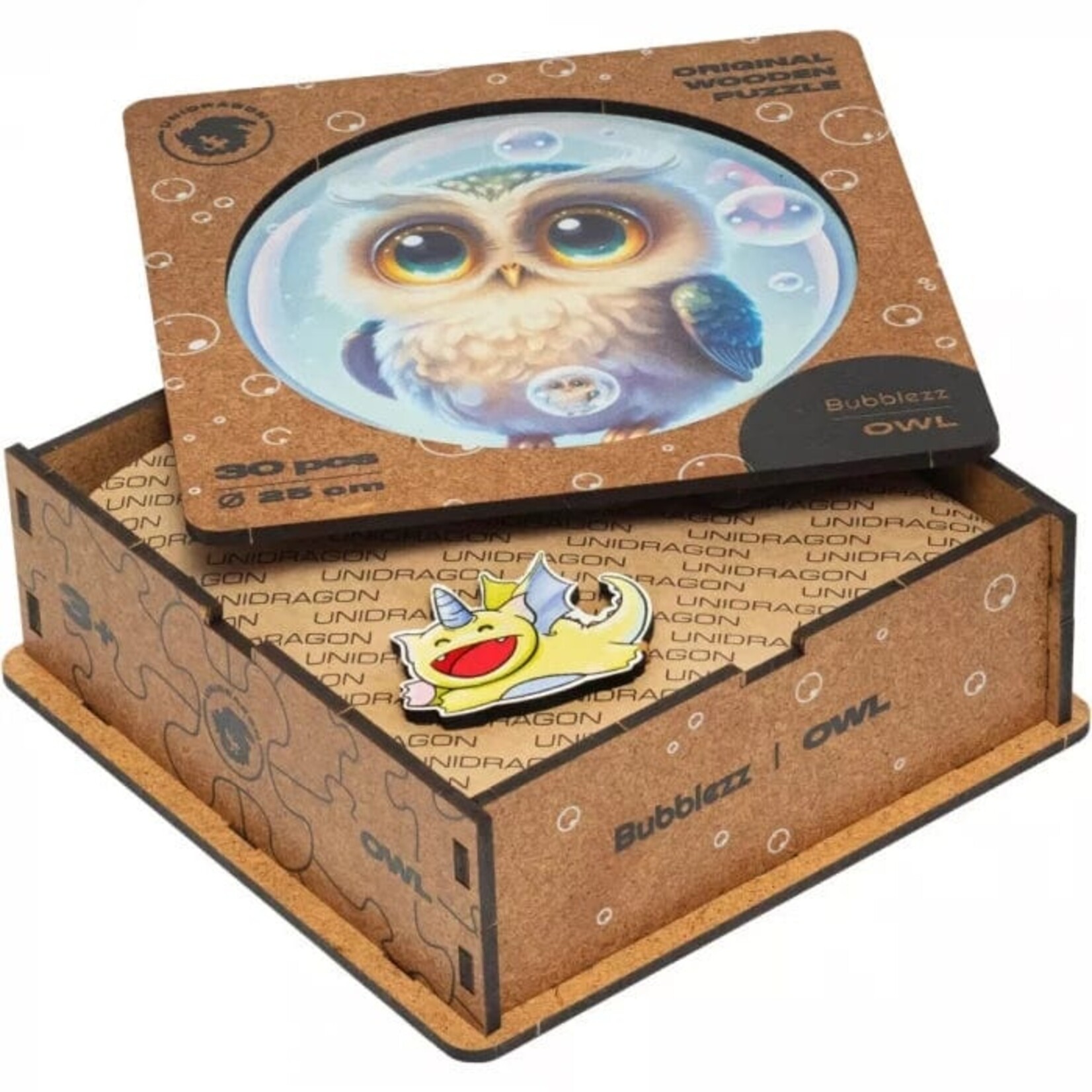 Unidragon Wood Puzzle - Bubblezz - Owl