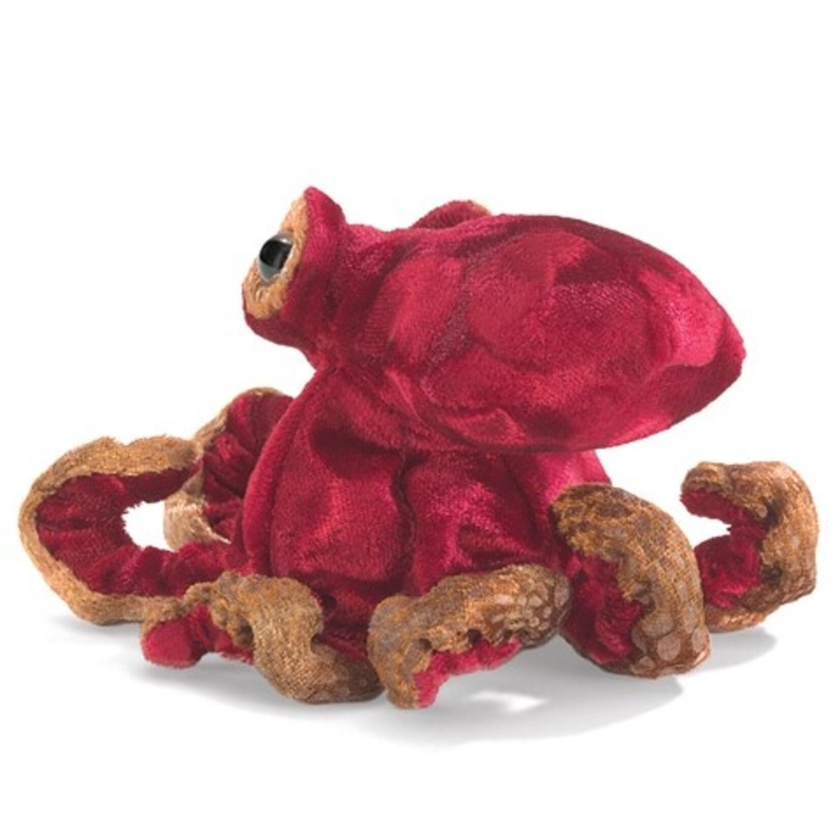 Folkmanis Puppets Finger Puppet - Mini Red Octopus