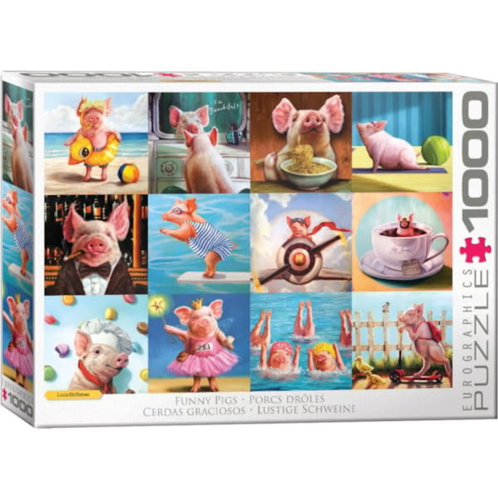 Puzzle - Funny Pigs