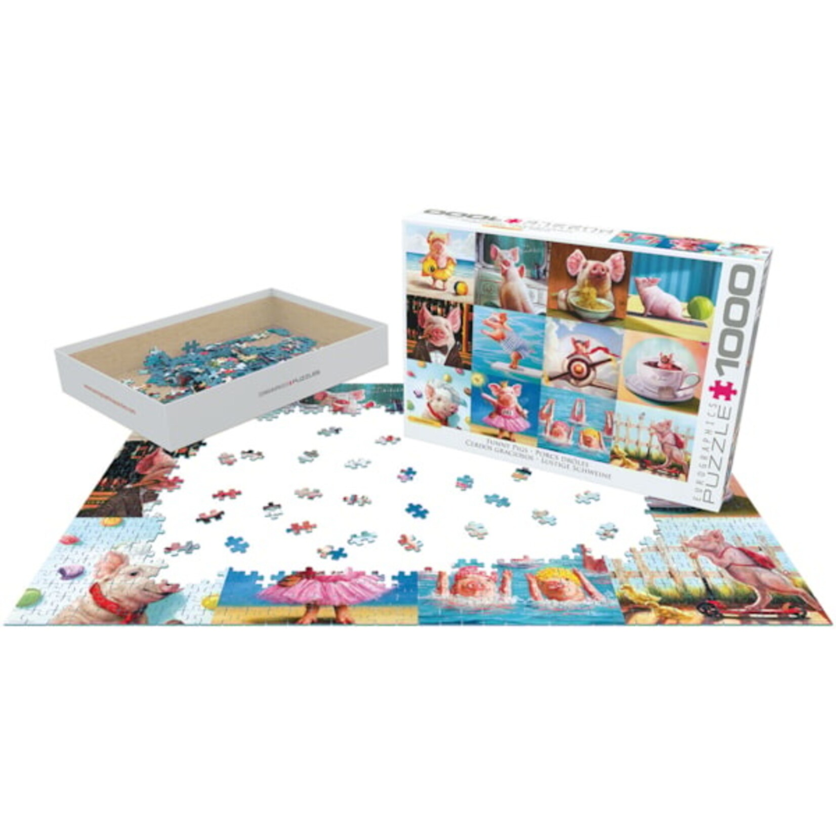 Puzzle - Funny Pigs