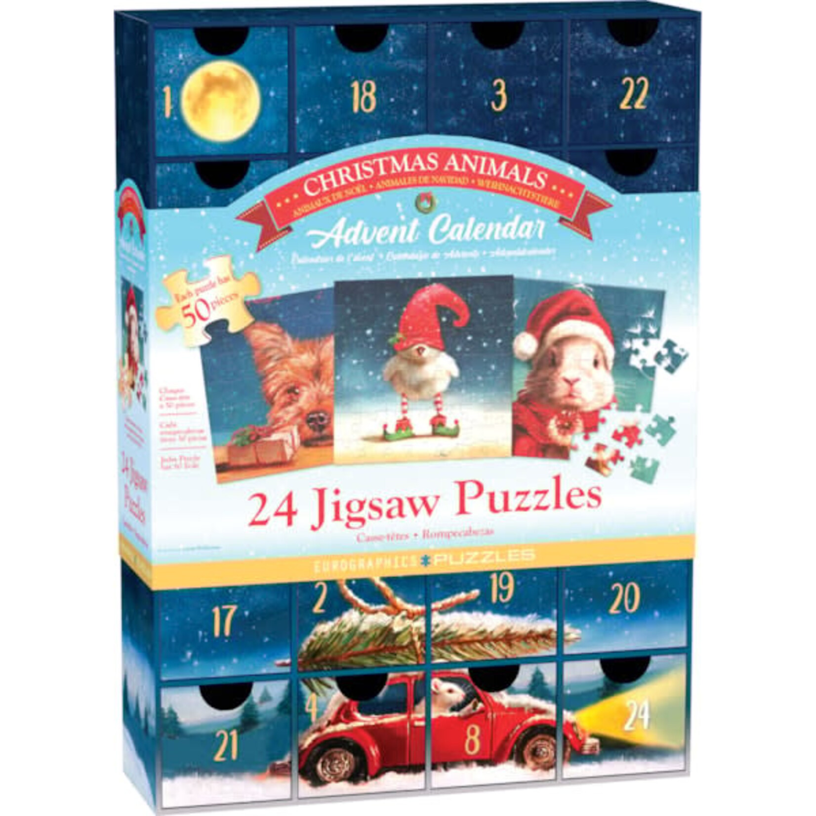 Advent Calendar Puzzles - Christmas Animals
