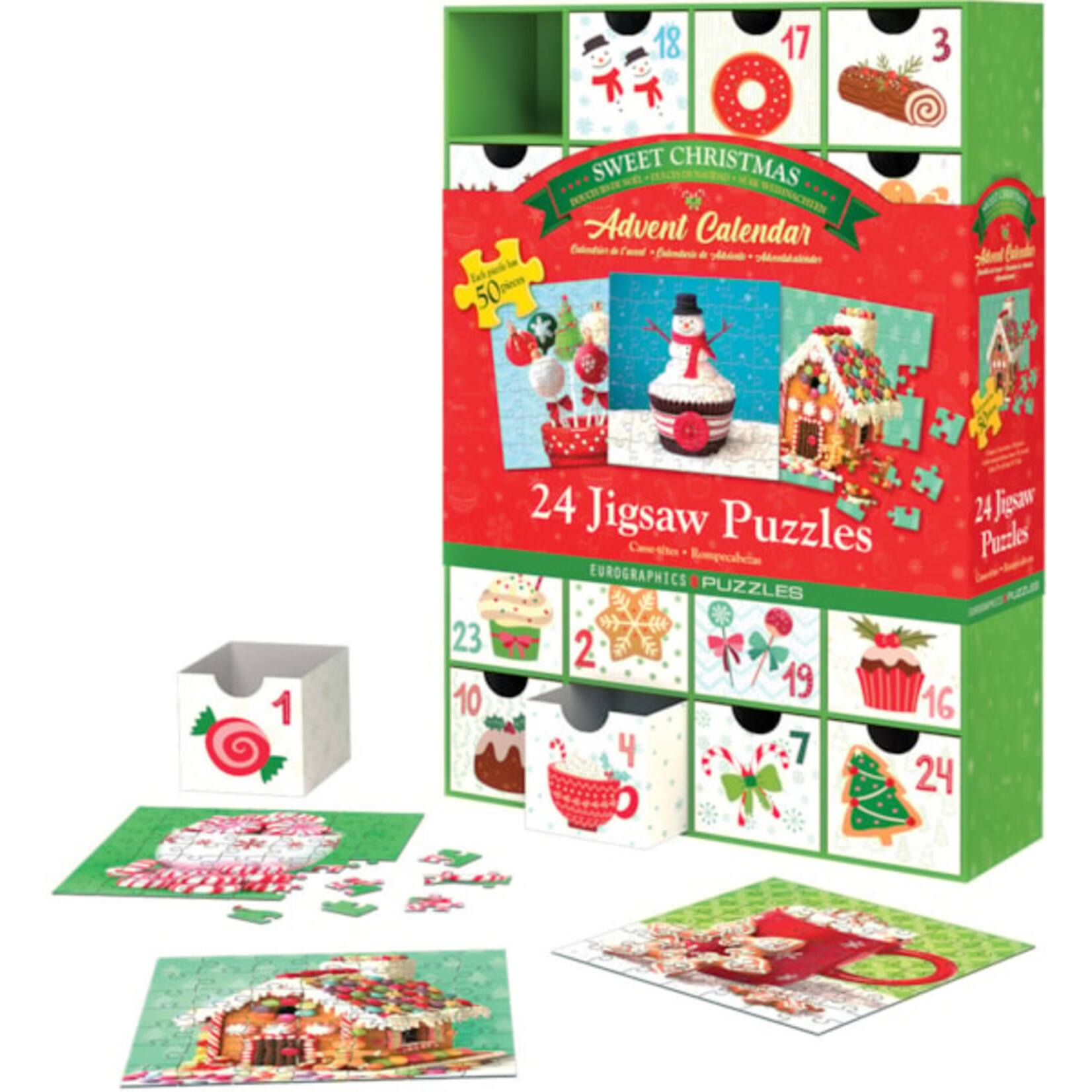 Advent Calendar Puzzles - Sweet Christmas