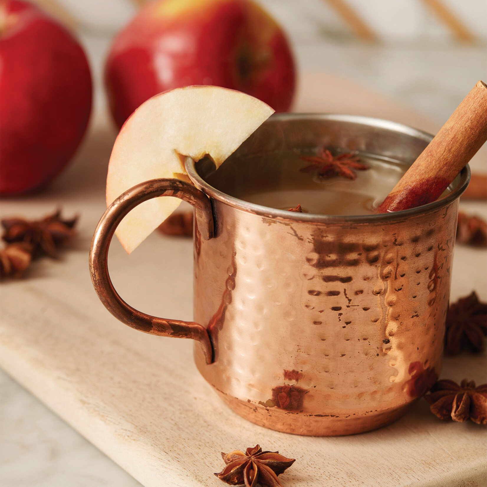 Thymes Simmered Cider in a Copper Mug