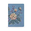 Denik LLC Notebook,  Embroidered - Cross Stitch Flowers