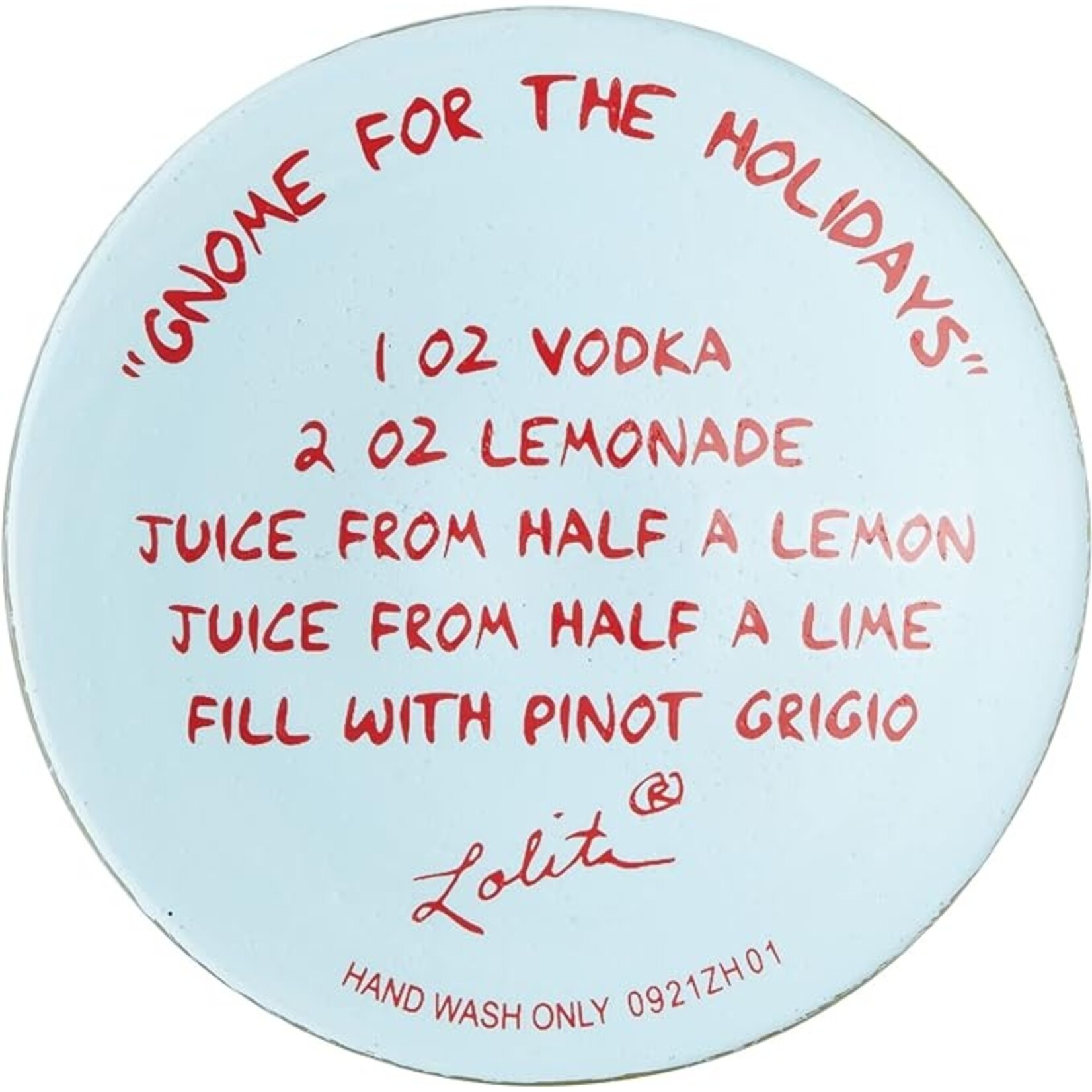 Lolita Wine Glass - Gnome for the Holidays