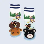 Messy Moose Socks - Mismatch Bear & Moose Hockey