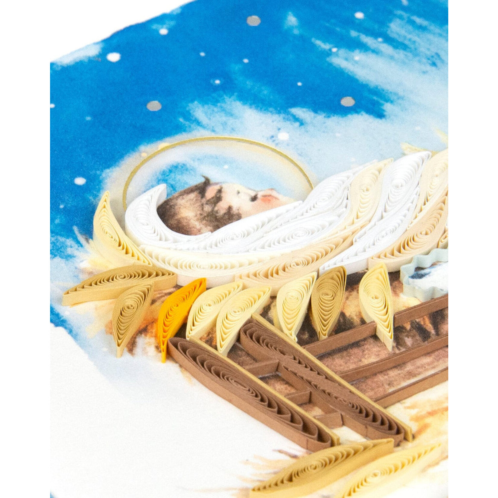 Quilling Card Quilling Card - Manger