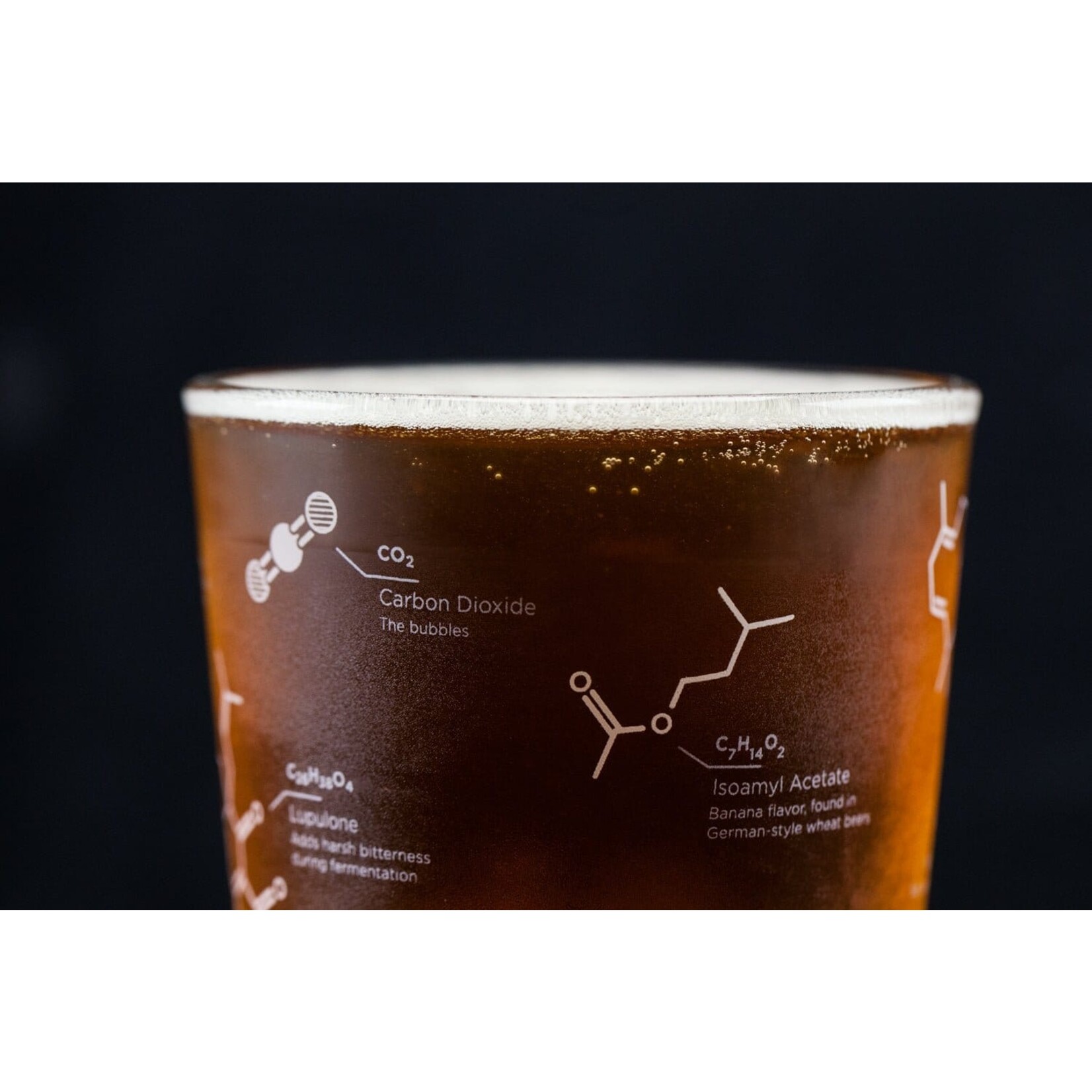 Cognitive Surplus 16oz Pint Glass Pair - Beer Chemistry