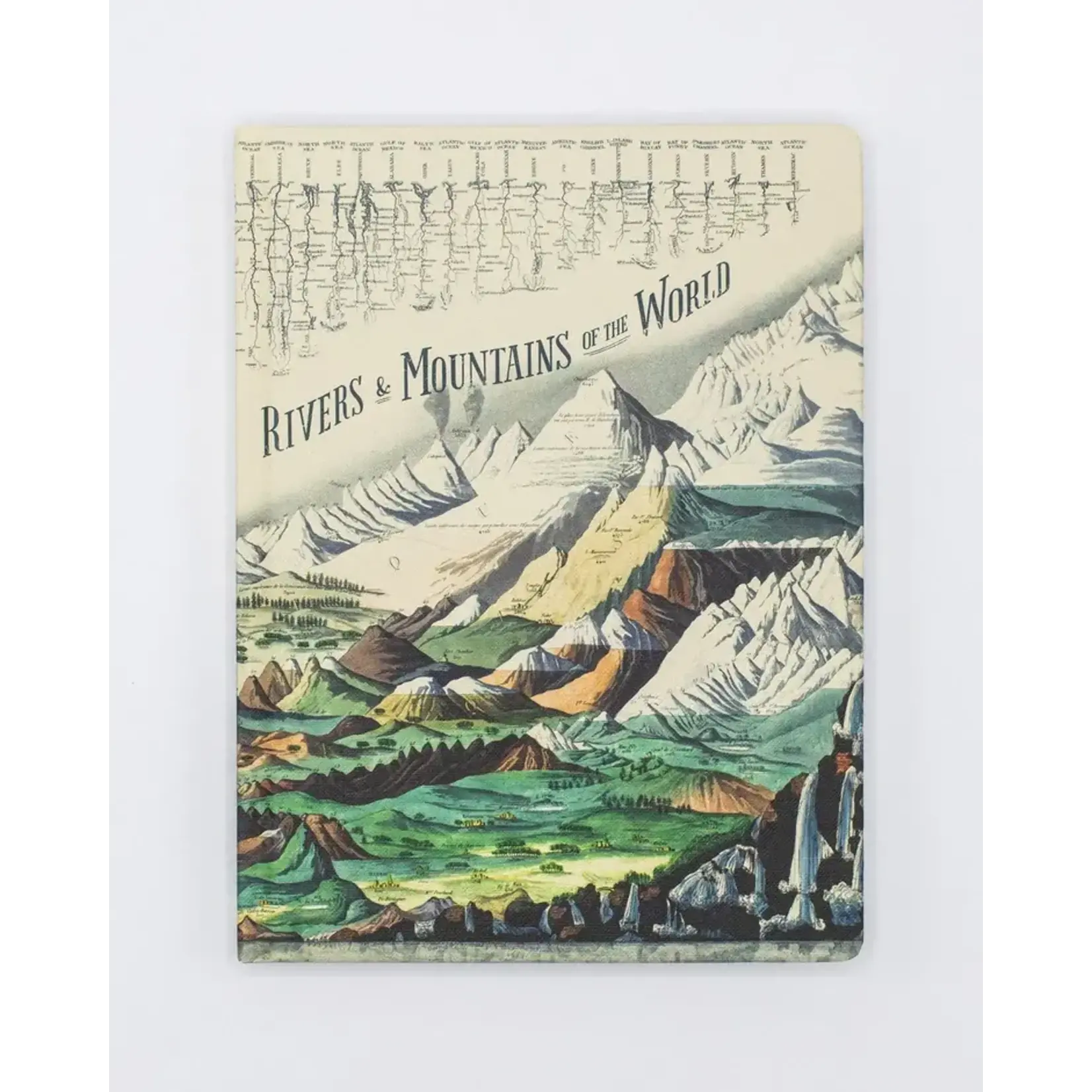 Cognitive Surplus Blank Notebook - Rivers & Mountains