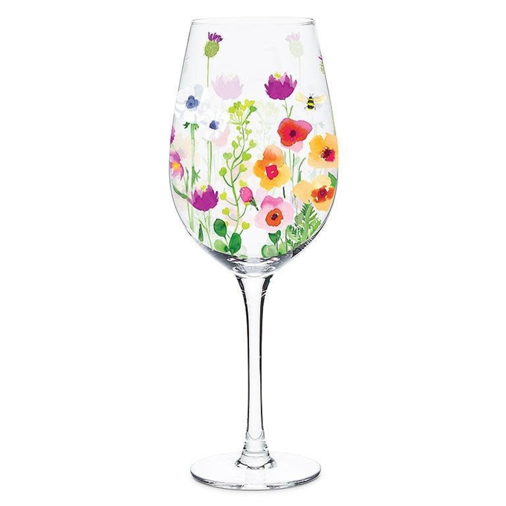Abbott Wine Glass - Bee Garden