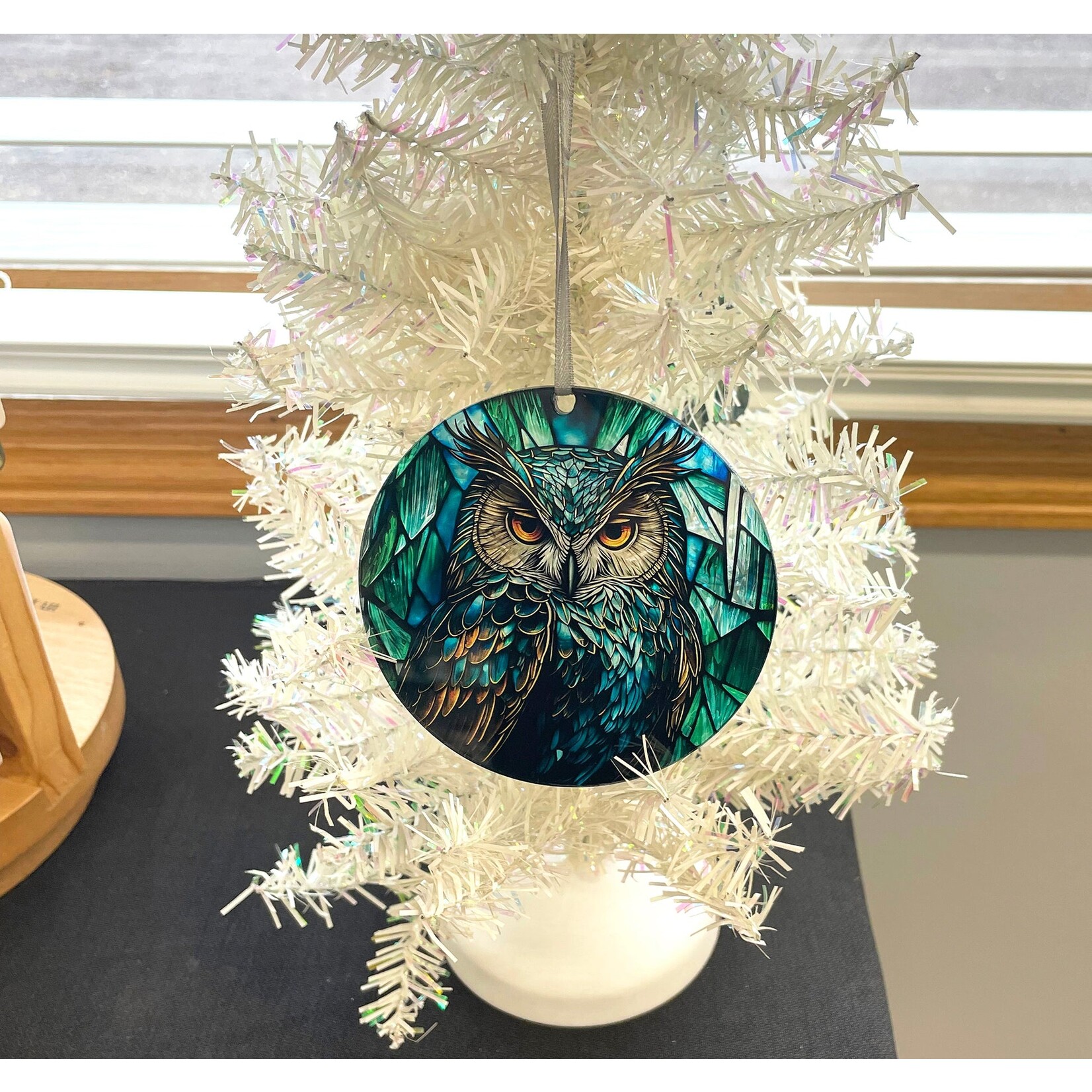 D'ears Acrylic Window Ornament - Owl