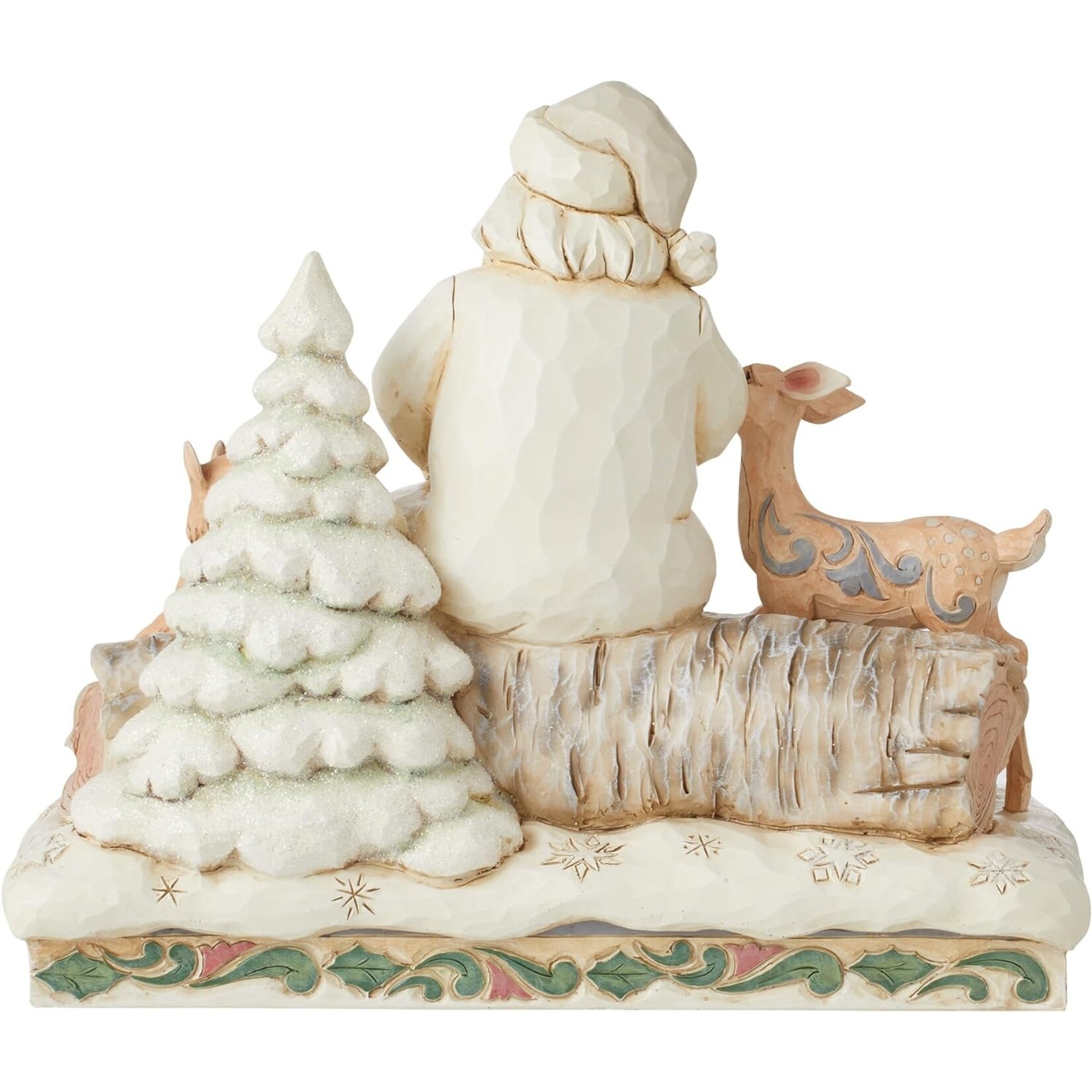 Jim Shore JS Fig - Woodland Santa Sitting