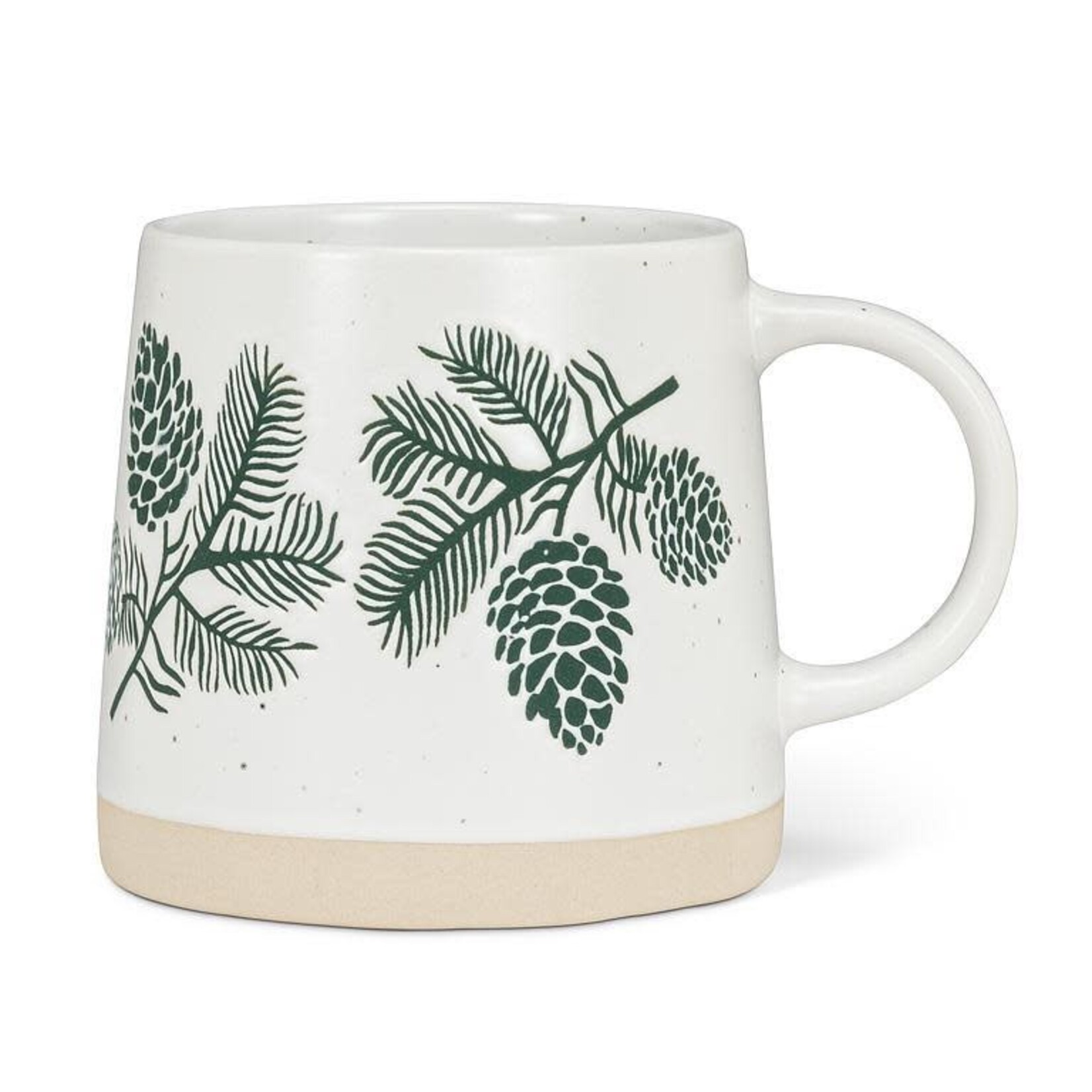 Abbott Mug - Wide Base - Pinecones