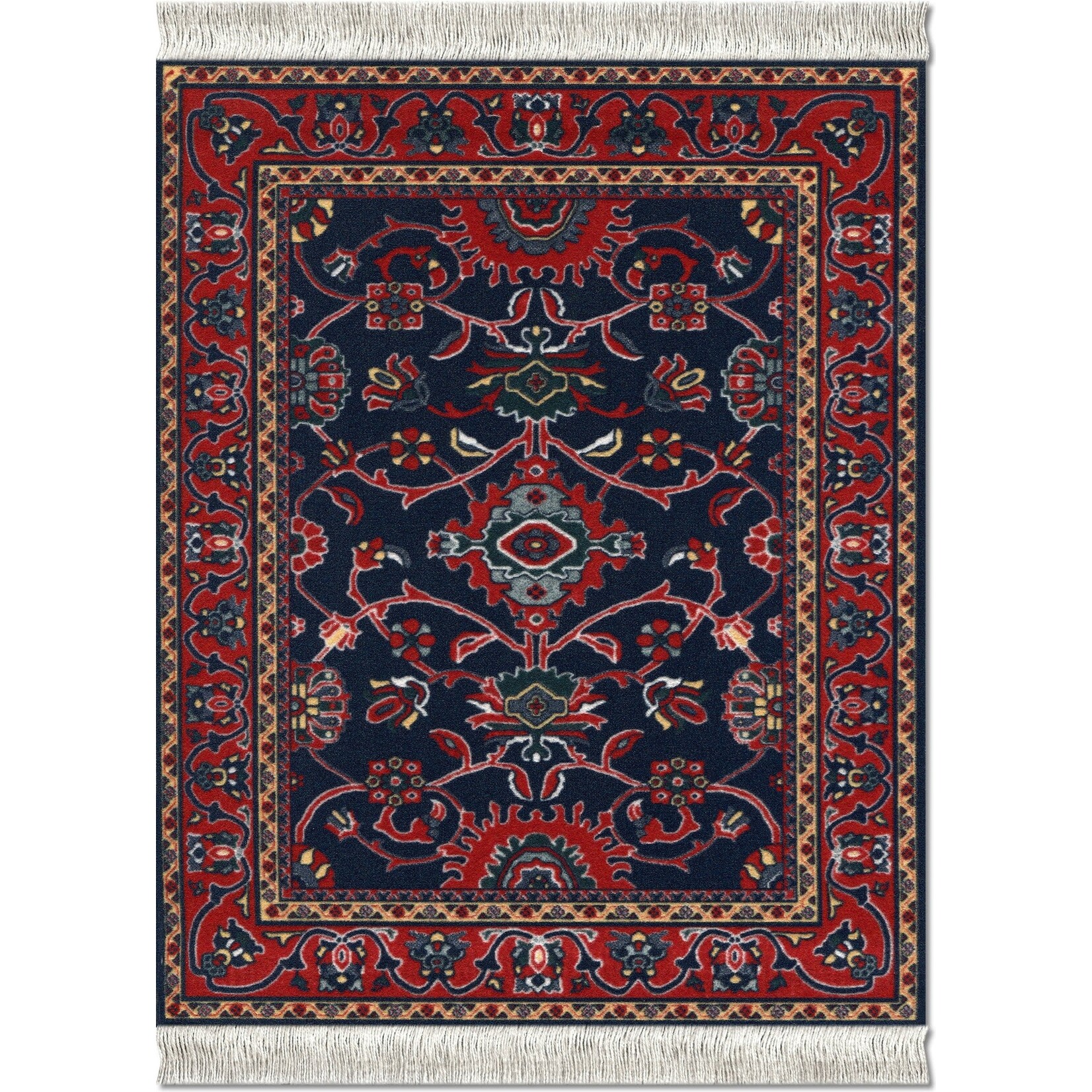 Mouse Rug Deep Blue Bergamo -