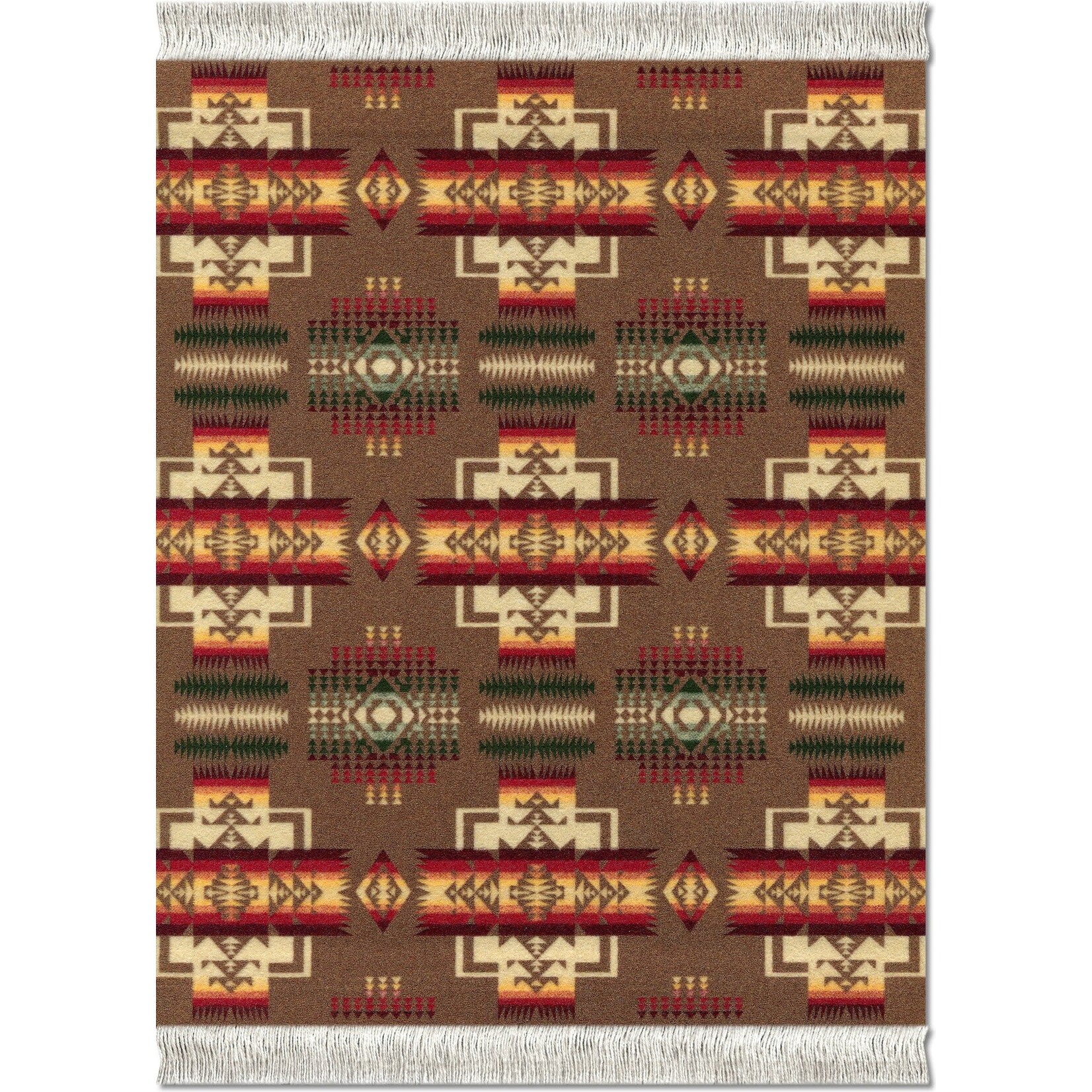 Mouse Rug Chief Joseph Khaki -