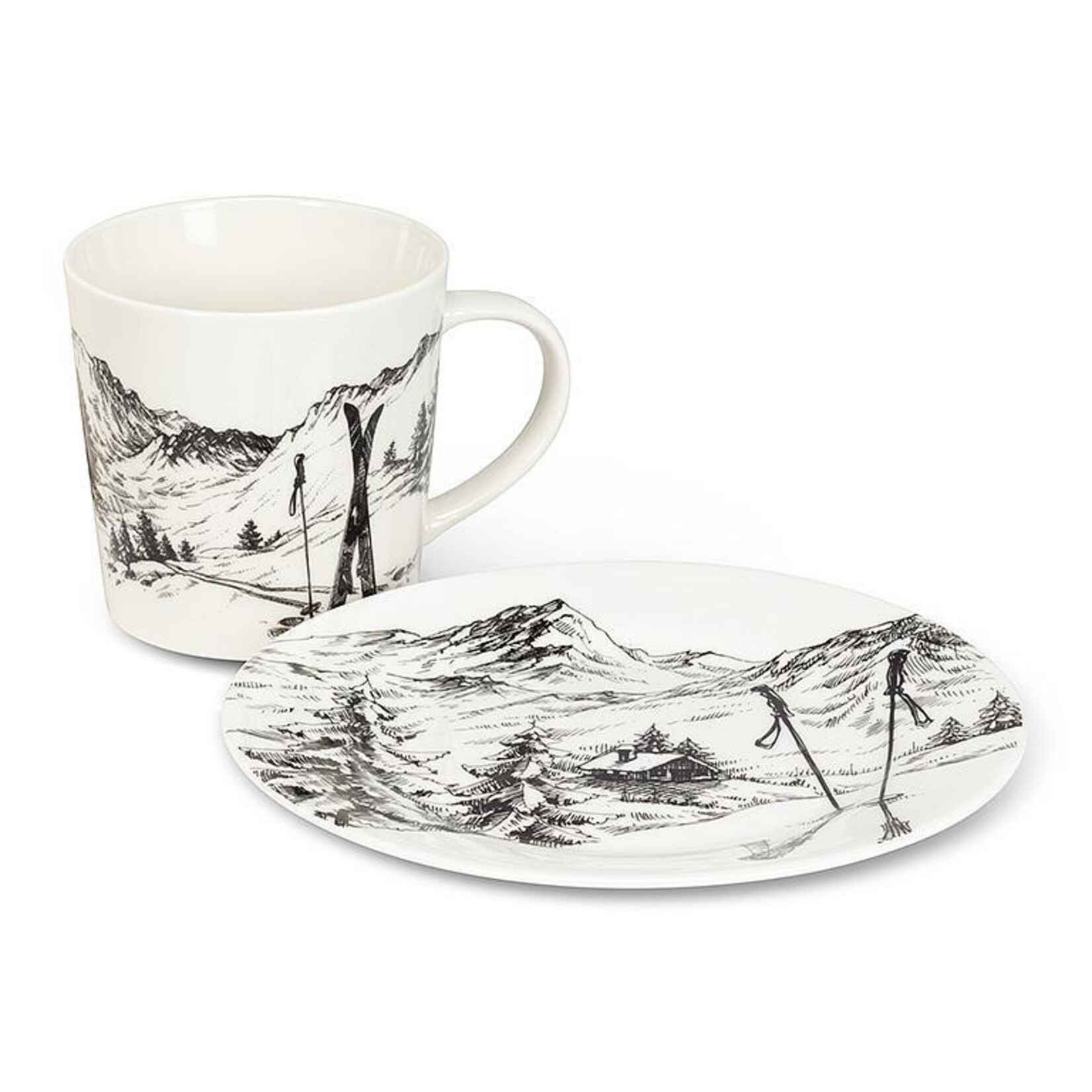 Abbott Mug - Ski Sketch