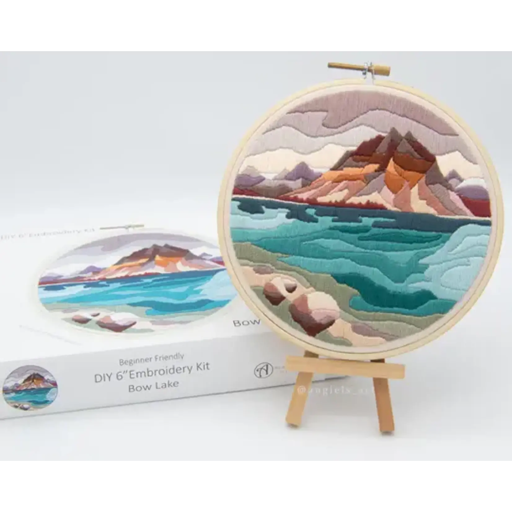 Anna Angiel Embroidery Kit - Bow Lake