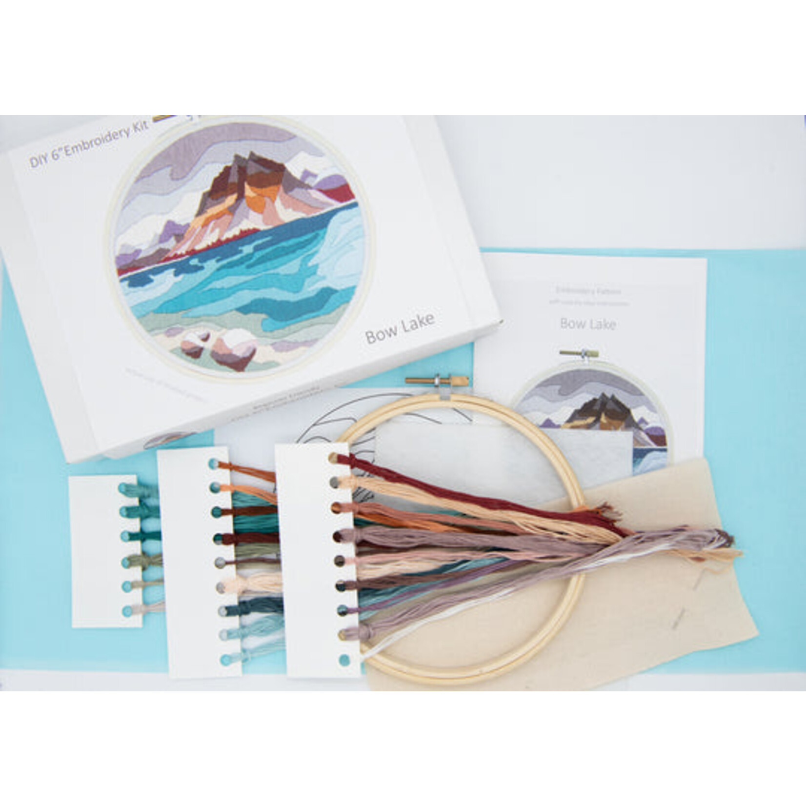 Anna Angiel Embroidery Kit - Bow Lake