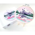 Anna Angiel Embroidery Kit - Mount Rundle