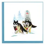 Quilling Card Quilling Card - Sled Dogs