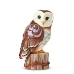 Jim Shore JS Fig - Mini Owl on Stump